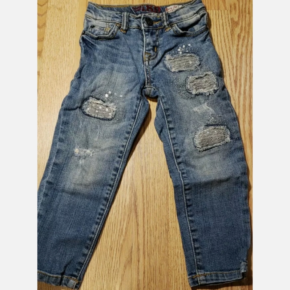 The Children's Place Girls Jeans Size 4 Boy Fit